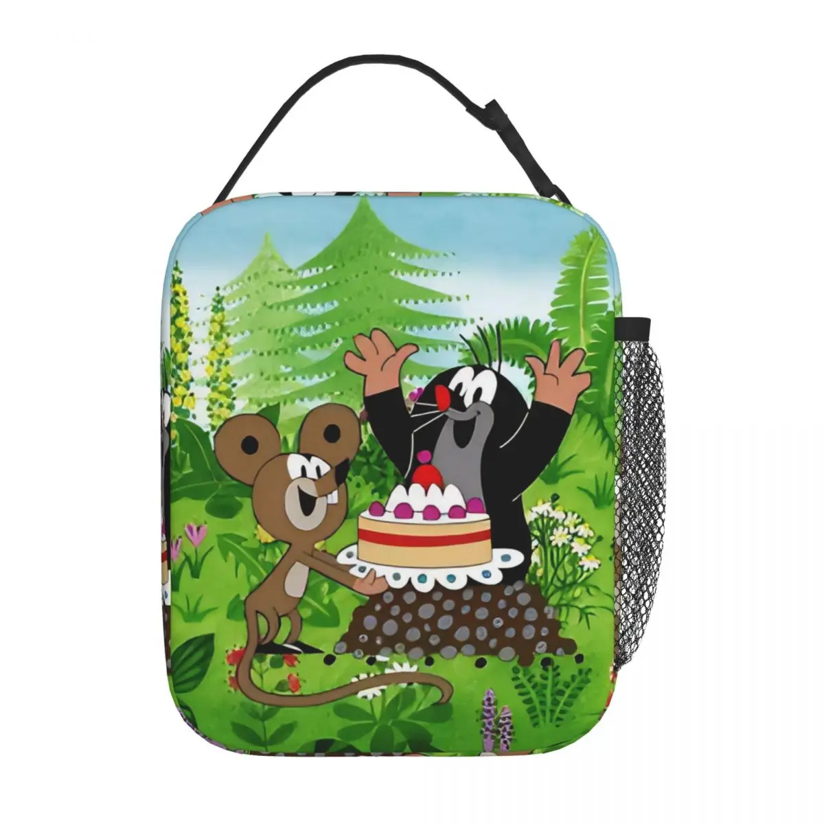 Cute The Little Mole Cartoon Insulated Lunch Bags Leakproof Meal Container Thermal Bag Tote Lunch Box School Picnic Men Women