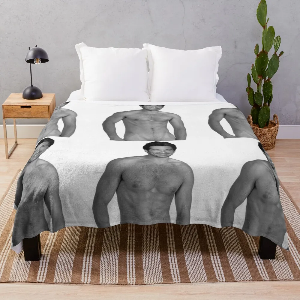 

Patrick Dempsey shirtless Throw Blanket Extra Large Throw blankets ands Furry Thermal Blankets