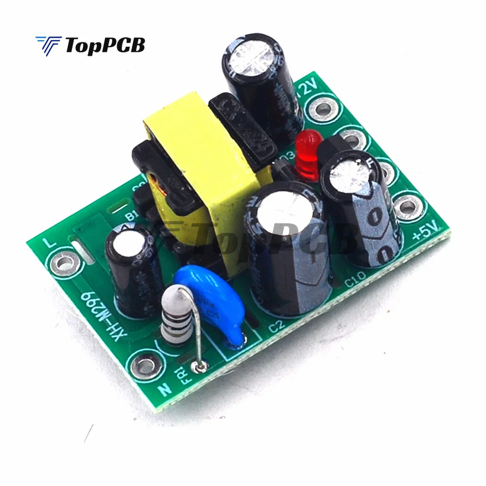 XH-M299 AC-DC Isolated Switching Power Supply Module Board Dual Output AC 110V-220V to DC 5V 12V 0.5A+5V