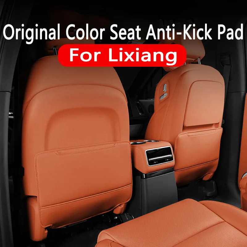 

Car Seat Anti Kick Pad for Li Lixiang L8 2023 2024 Leading Ideal Seat Back Anti-Kick Mats Leather Mat Pads Interior Accessories