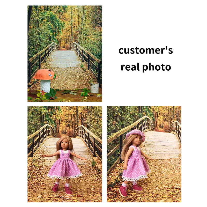 Forest Autumn Photography Backdrop Nature Fall Photo Background Photo Studio Vinyl Photophone for Children Portrait Photo Shoot