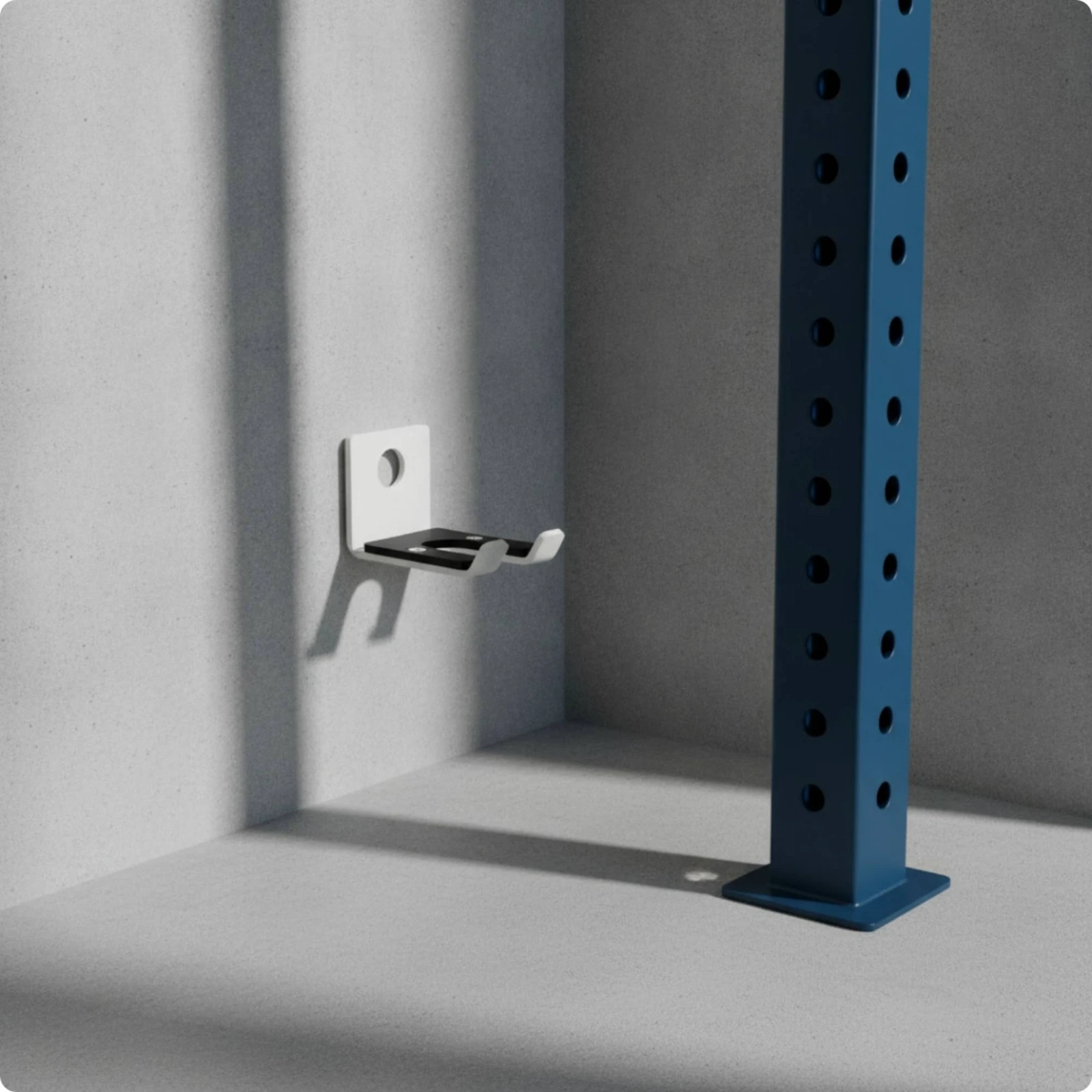 Picture 7: Barbell Storage Hook Heavy-Duty Squat Rack Hook Barbell Storage Bracket Powder-Coated Wall-Mounted Rack Rust-Resistant