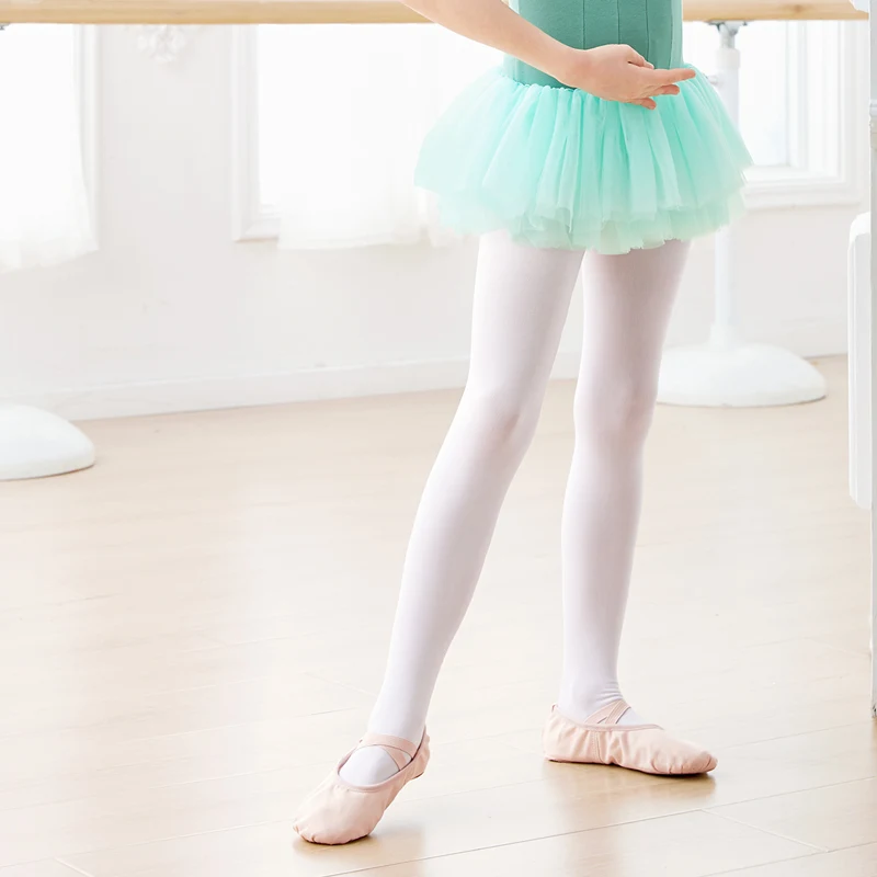 Medias de Ballet para niñas, medias de baile antideslizantes, pantimedias de baile de Ballet sin costuras, pantimedias antideslizantes para niños pequeños