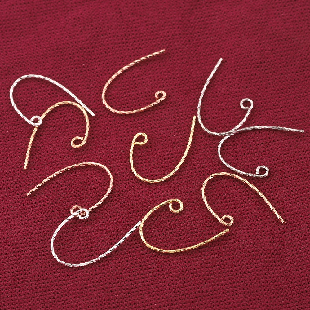 

1 pair 925 Sterling Silver Earrings Hooks Clasp for DIY Jewelry Making Findings Parts Earring Accessories Wholesale