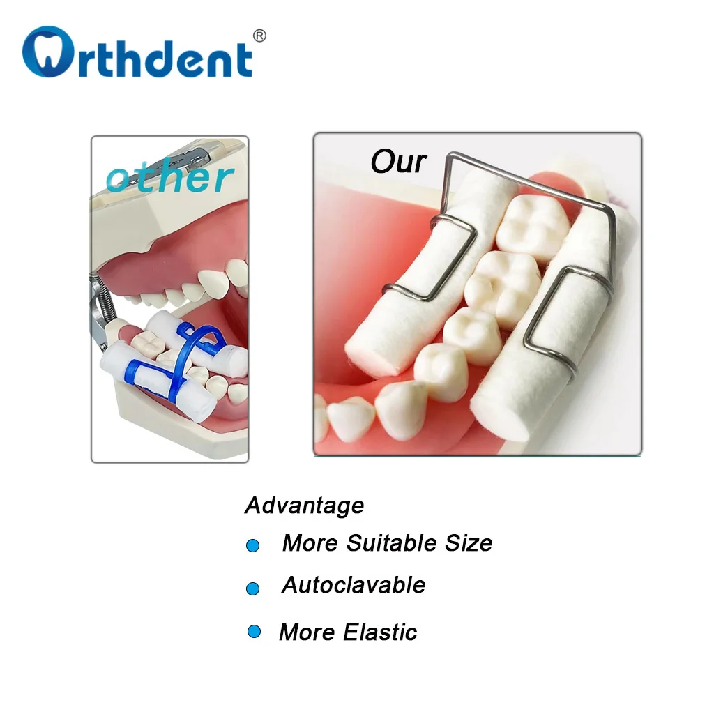 الفولاذ المقاوم للصدأ تقويم الأسنان كليبر حامل ، أوتوكلافابل ، تعقيم ، أورثو ، طبيب الأسنان مختبر أداة الرعاية ، القطن لفة كليب ، عيادة ، 2 قطعة ، 4 قطعة