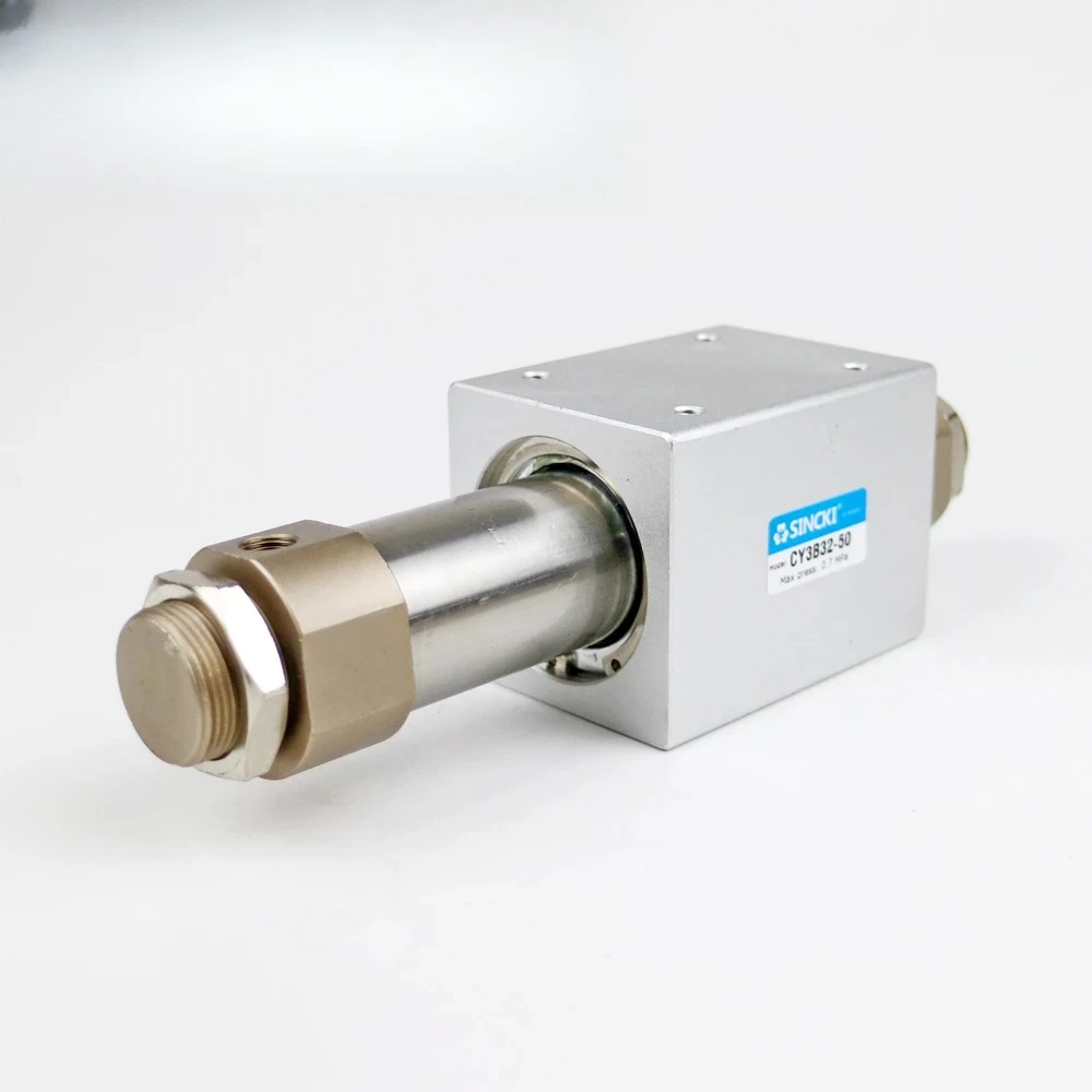 Cilindro sin vástago neumático magnético de doble efecto con orificio de 32 MM tipo CY3B / CY1B SMC