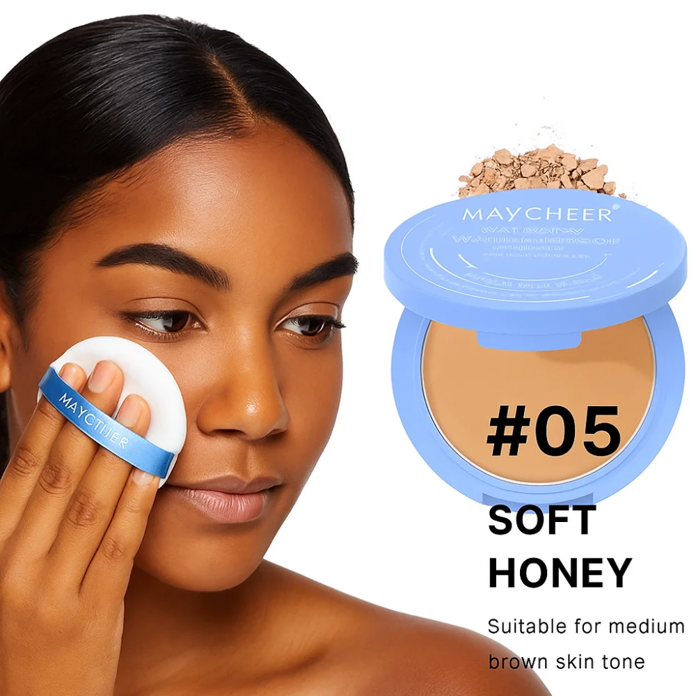 Long-lasting Setting Powder Cream Matte Brightening Oil-control Pressed Powder Moisturizing Waterproof Brightening Face Powder