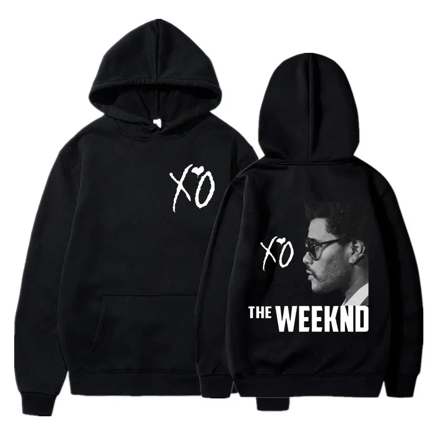 The Weeknd XO Albums Print Sweatshirt Unisex Softstyle Vintage Hip Hop Clothing Hoodies Men's Fashion Oversized Pullovers Hoodie