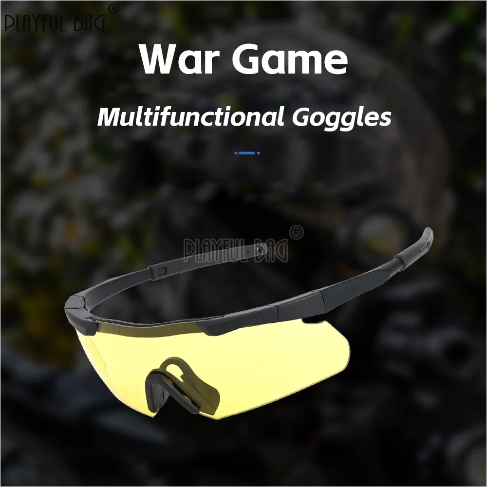Tactical Sports Photochromic Goggles Windproof Shooting Glasses For Paintball Airsoft Anti-Impact Protective Eyewear NA146S