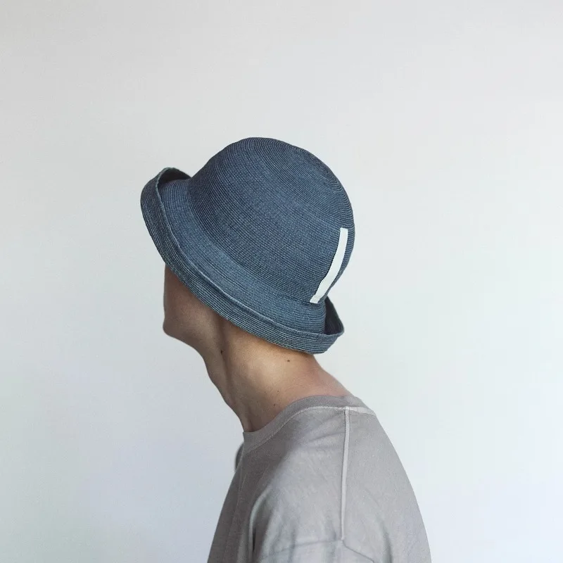 MIND-03/MIND-04 old denim straw hat mature has soft