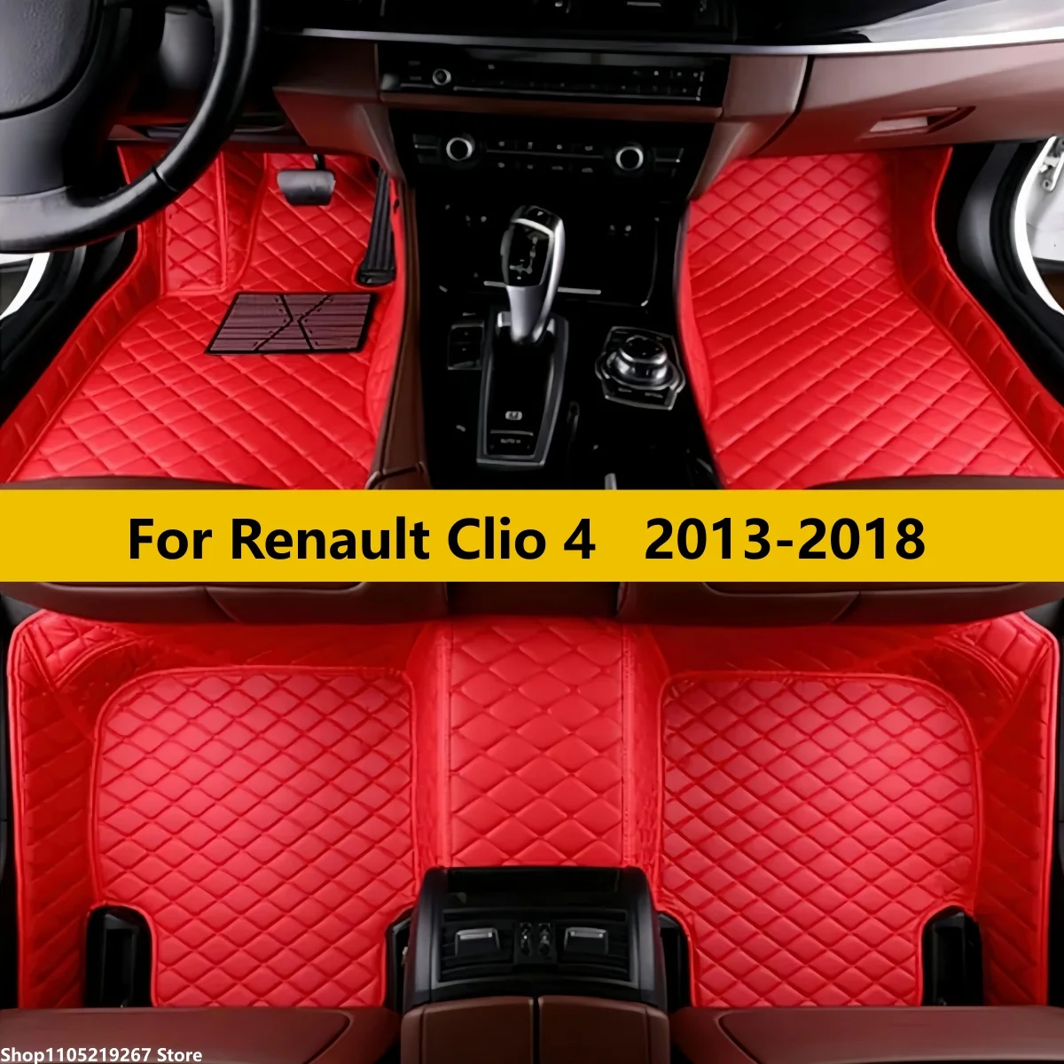

Car Floor Mats For Renault Clio 4 2013 2014 2015 2016 2017 2018 Rugs Auto Interior Accessories Replacement Parts Cover