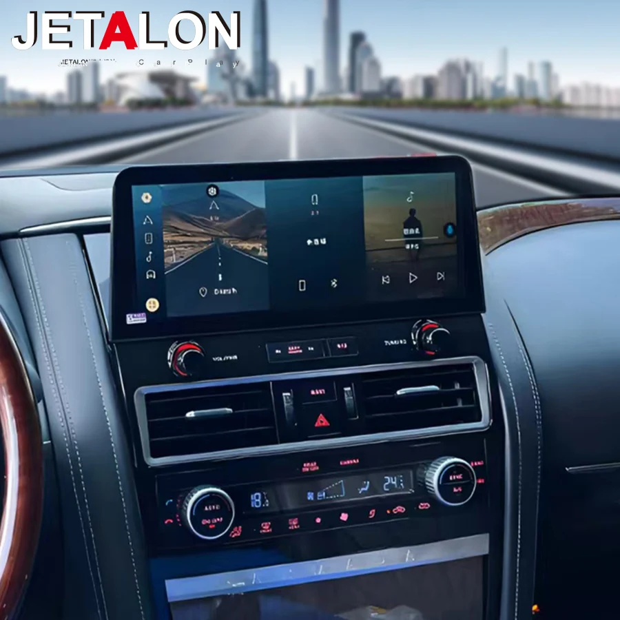 12.3'' Stereo Car Radio Multimedia Player Head Unit GPS For Nissan Armada Patrol Royale SL Y62 QX80 QX56 CarPlay 2009-2019 WIFI