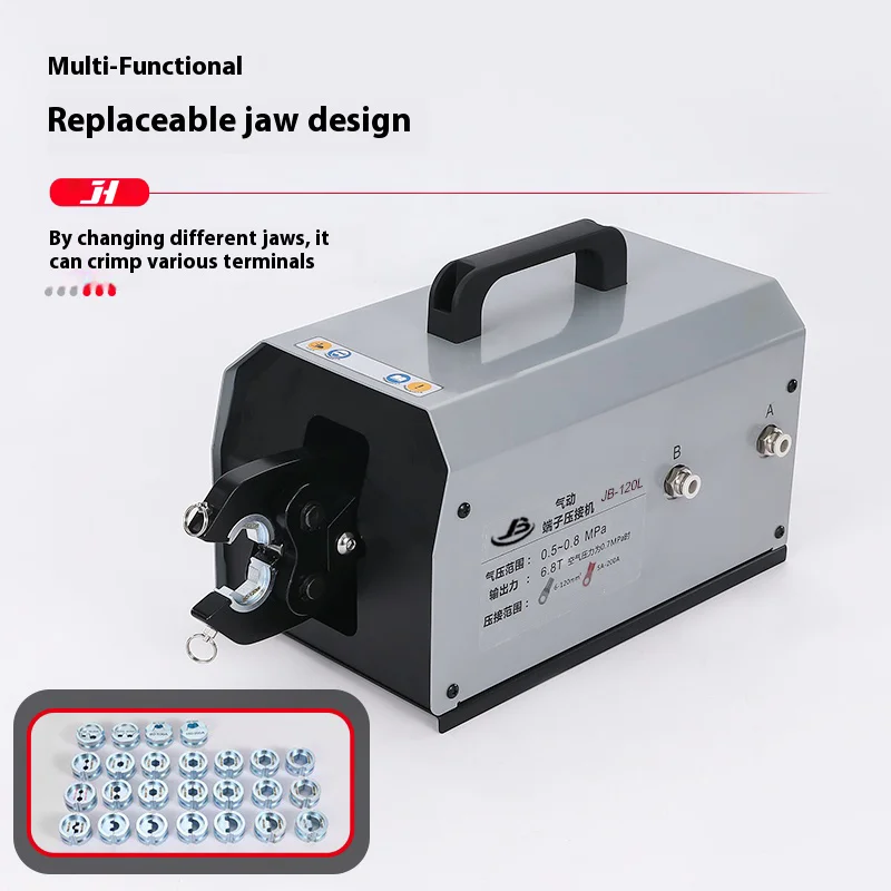 JB-120L Pneumatische Krimptang voor SC Koperen Lugs 6-120mm2 Open Barrel Terminal Crimper