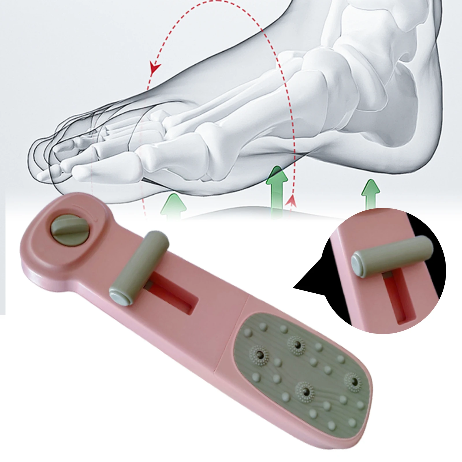 Foot Muscle Strengthener Wear Resist Adjustable Resistance Arch Trainer Anti-Slip Flat Foot Stretcher Device Exercise Equipment