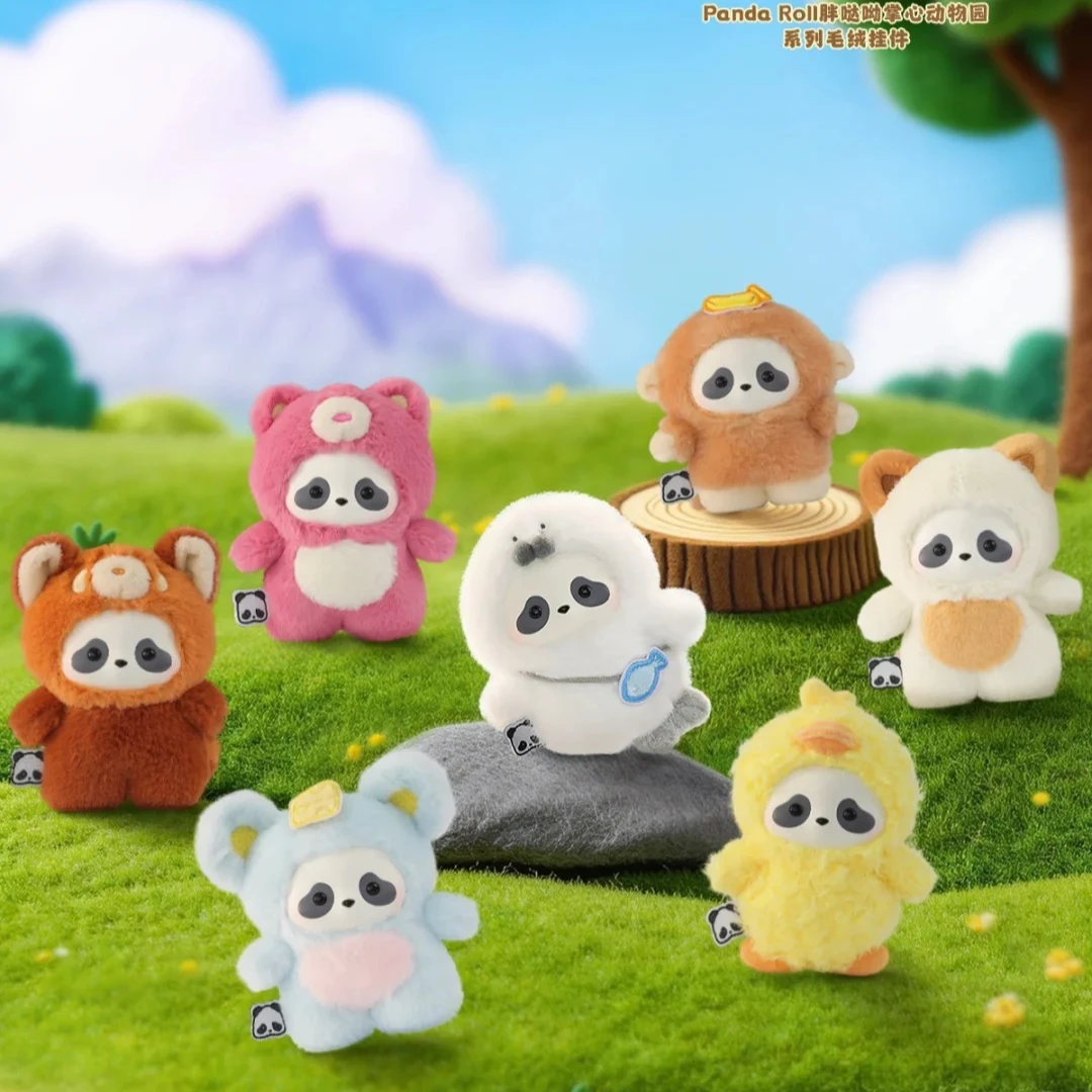 

52TOYS Panda Roll Pangda Young Palm Zoo Series Blind Box Pendant Keychain Mystery Box Action Figure Cute Doll Surprise Gift
