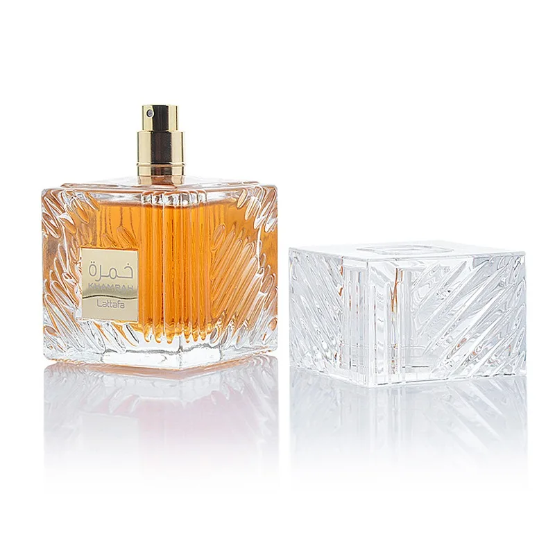 Lattafa Khamrah Eau de Parfum Spray 100 مل عطور عربية أصلية عطر شرقي حار مستمر هدايا كولونيا للرجال