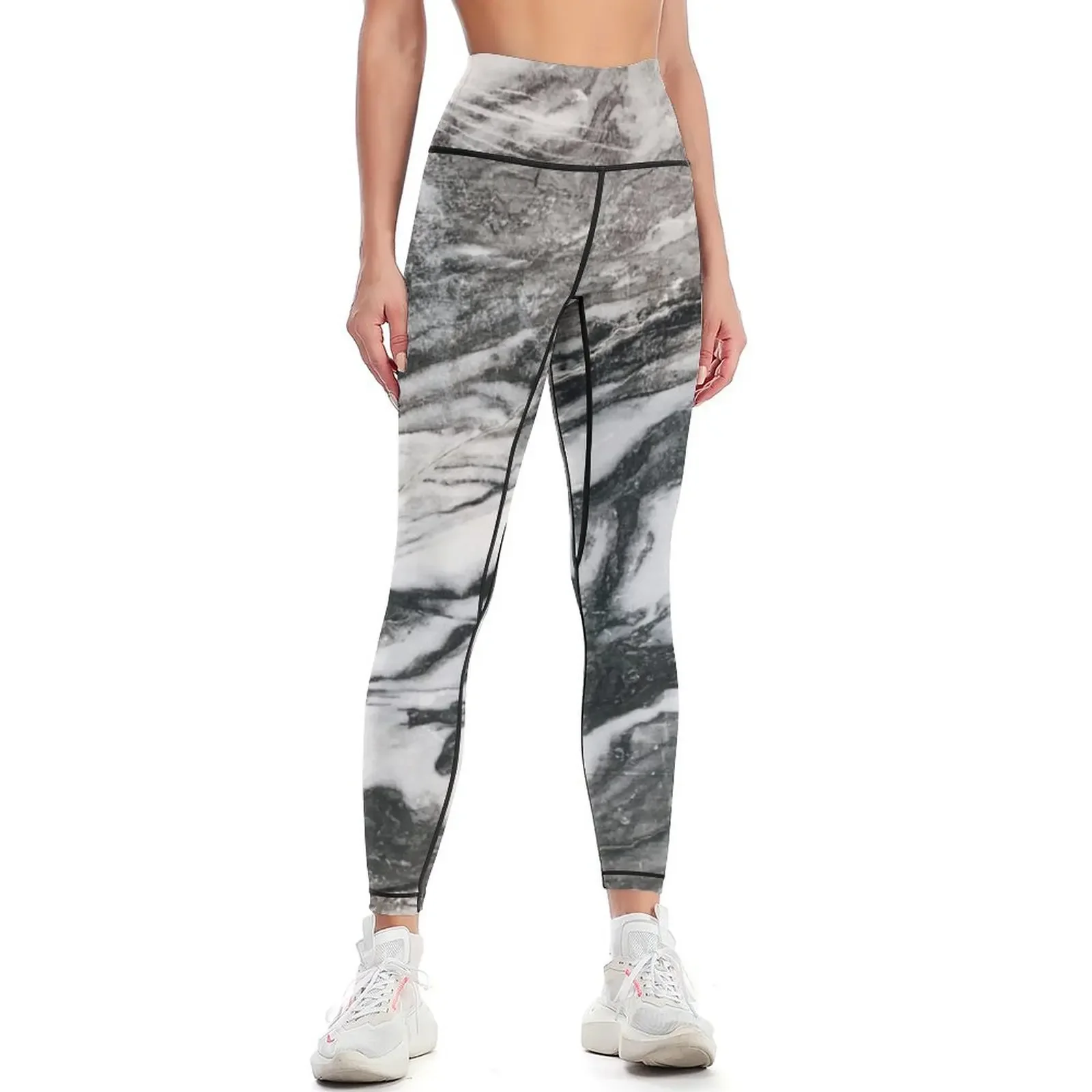

Marble Design Leggings Tight fitting woman Sports pants for Fitness clothing sportswear for gym Womens Leggings