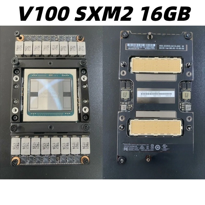 V100 SXM2 16GB GPU HBM2 Memory NVLink Passive Cooling 900-2G503-0000-000