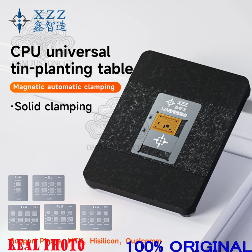 XZZ L23 Magnet Tin Planting Platform CPU Fixture for iPhone, A8-A16for Hisilicon Qualcom Phone, BGA Universal Reballing Steil