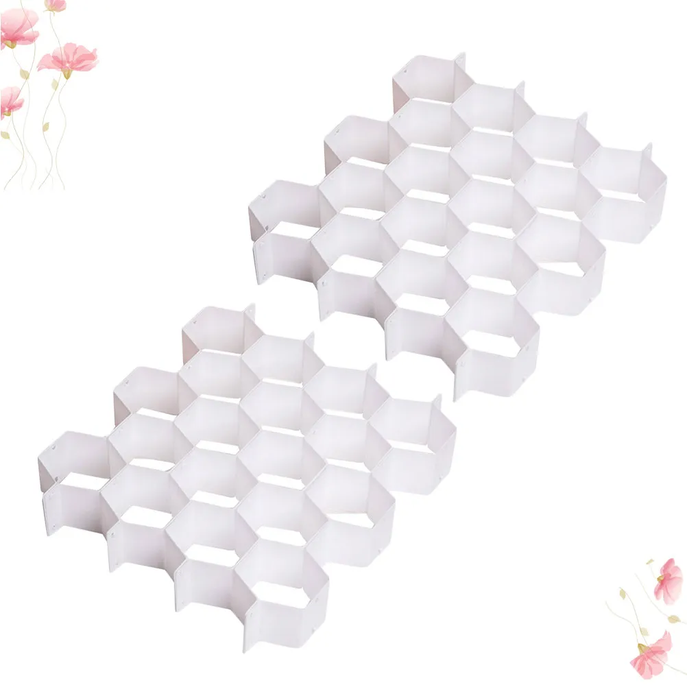2sets-premium-plastic-honeycomb-drawer-divider-build-your-own-compartment-for-underwear-socks-bras-leggings-ties-organizer