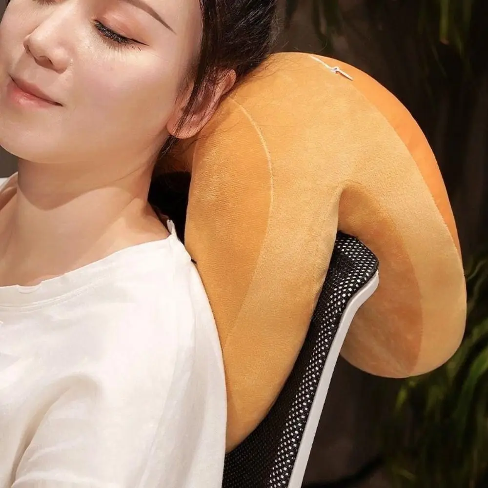 Double-sided Capybara Office Nap Pillow Plush&Ice Silk Keep Warm Hand Warmer Pillow Cartoon Hand Hold Capybara Neck Pillow