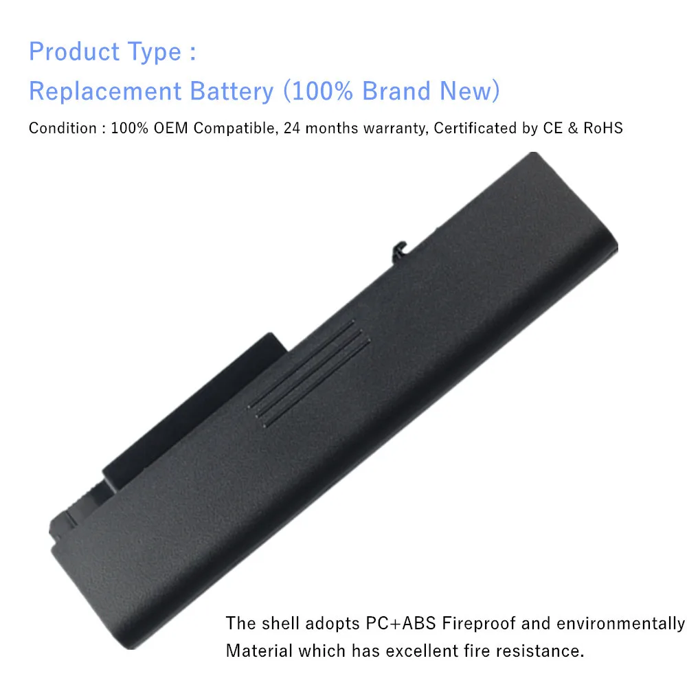 New Laptop Battery for HP/Compaq ProBook 6445b 6450b 6540b 6545b 6550b 6555b 6730b 6530b 6535b for EliteBook 6930p 8440p 8440w