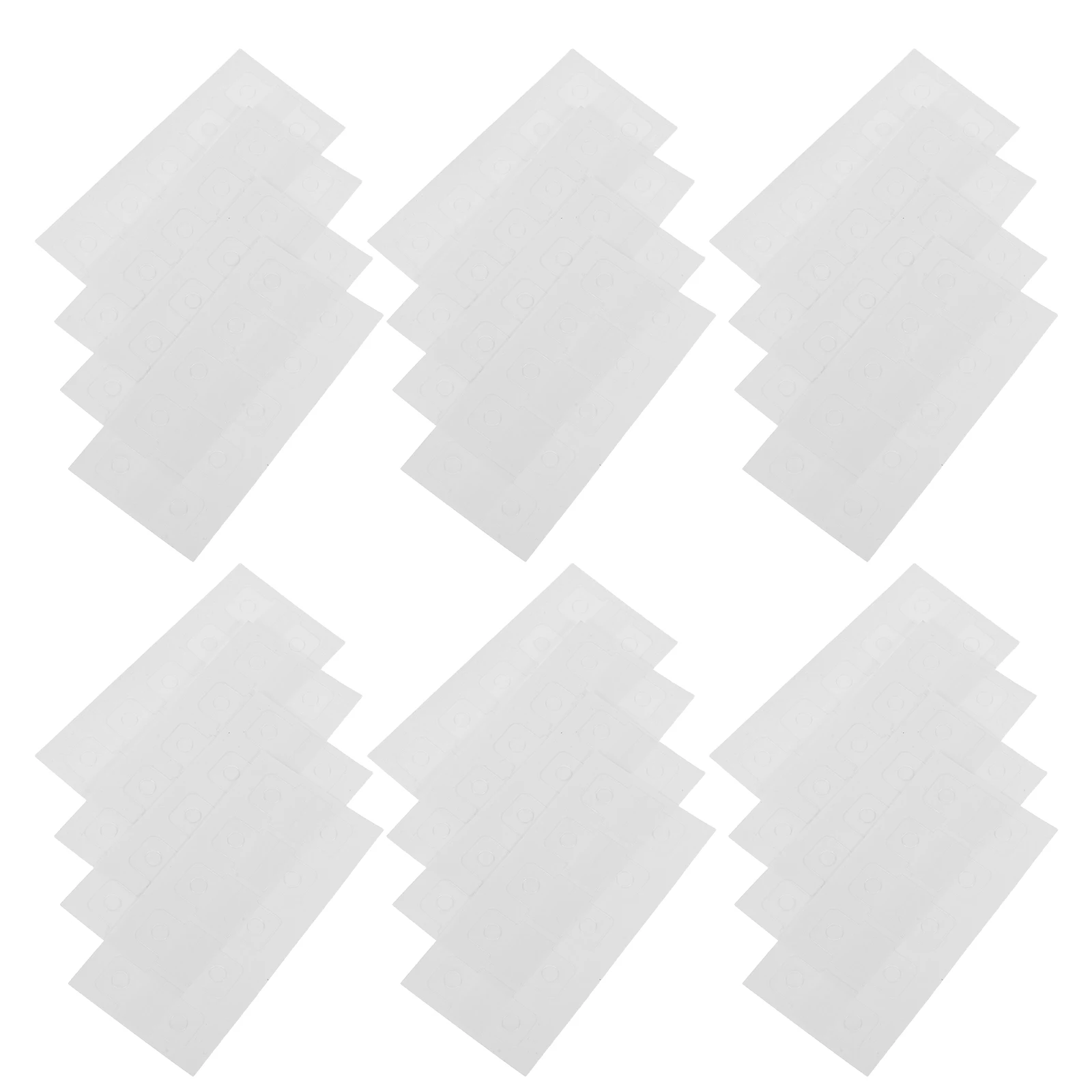 

50 Sheets Clear Binder Hole Reinforcement Stickers Transparent Page Protectors for School Office Files Scrapbooking Albums