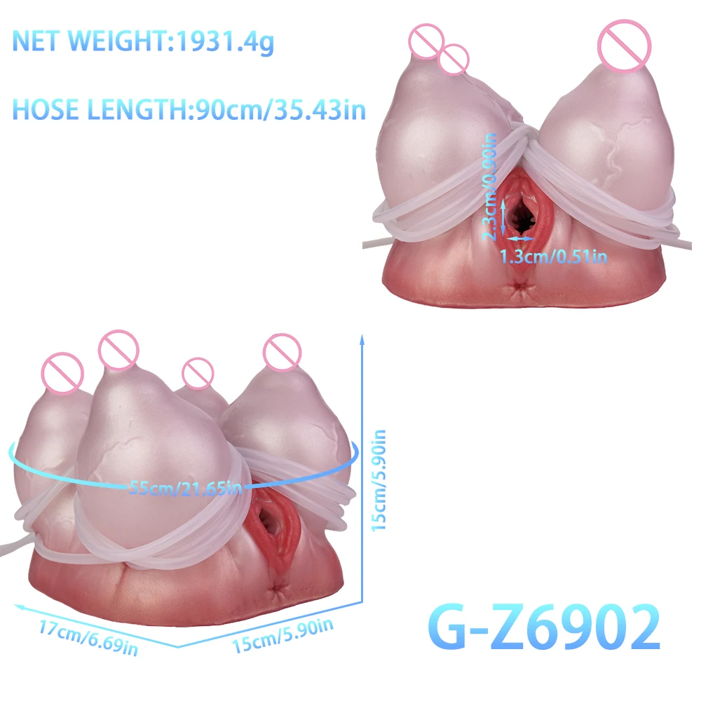 SHAZ واقعية الثدي الحلمات تغذية الرجال سيليكون الاستمناء الضارب جيب كس Onahole هنتاي الحيوان ألعاب جنسية لأعضاء المرأة 18 +