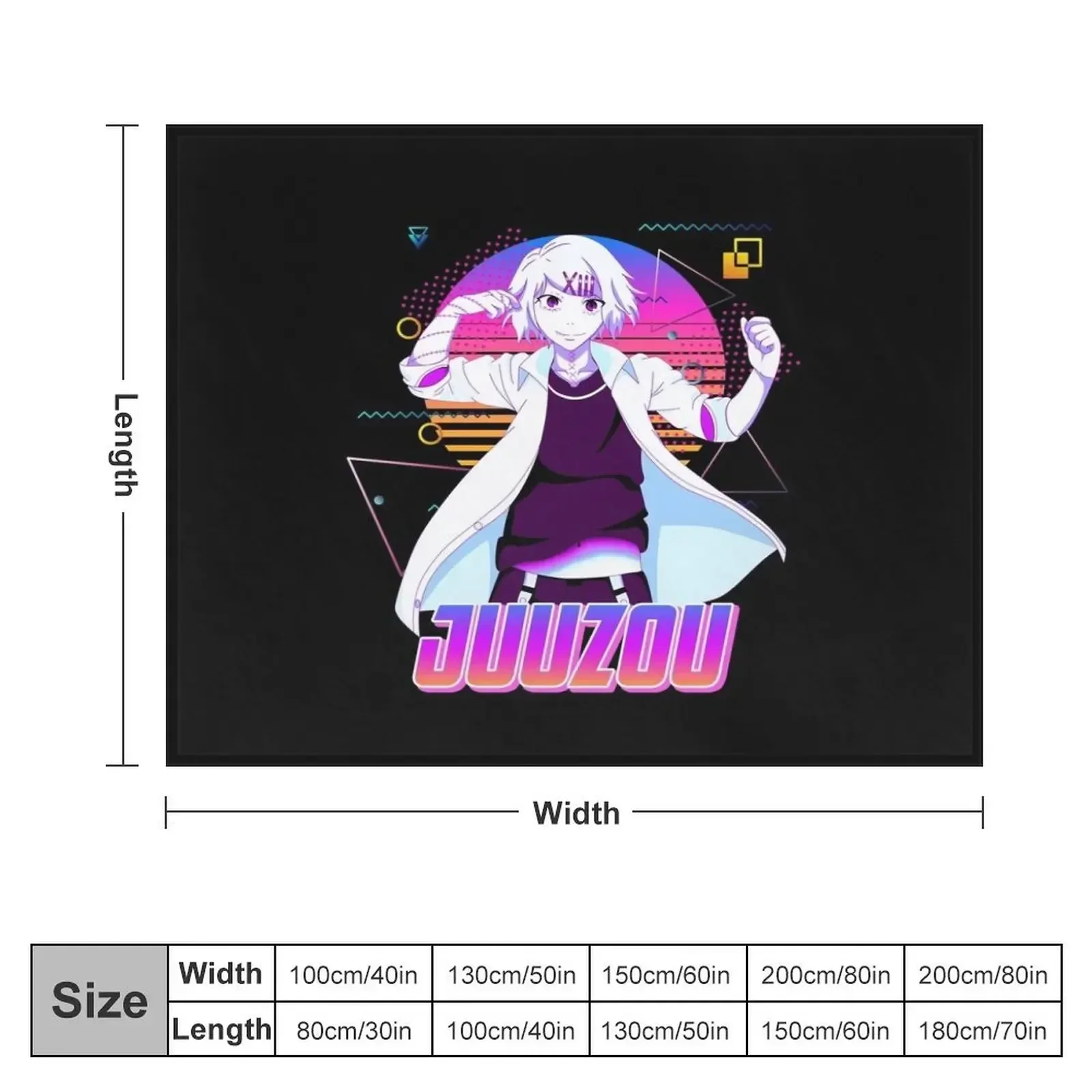 Juuzou Suzuya - Retro Art Throw Blanket Bed linens Warm Bed Fashionable Retros Blankets