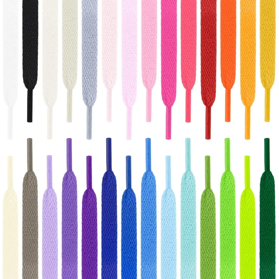 أربطة أحذية رياضية مسطحة: 2 P للأحذية الرياضية الرياضية #4