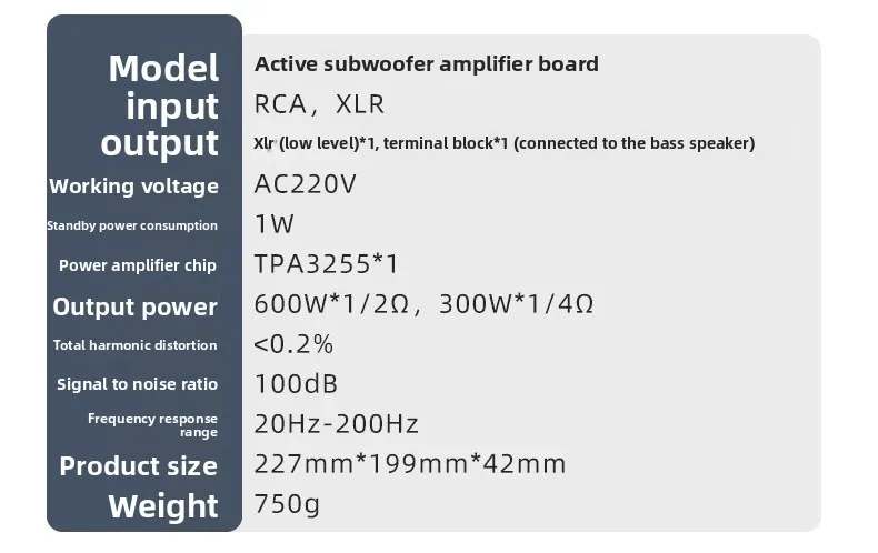 لوحة مضخم الصوت النشط TPA3255 مع حوض حرارة متكامل ومكثف عالي الجودة ومغوّل متقدم. #1