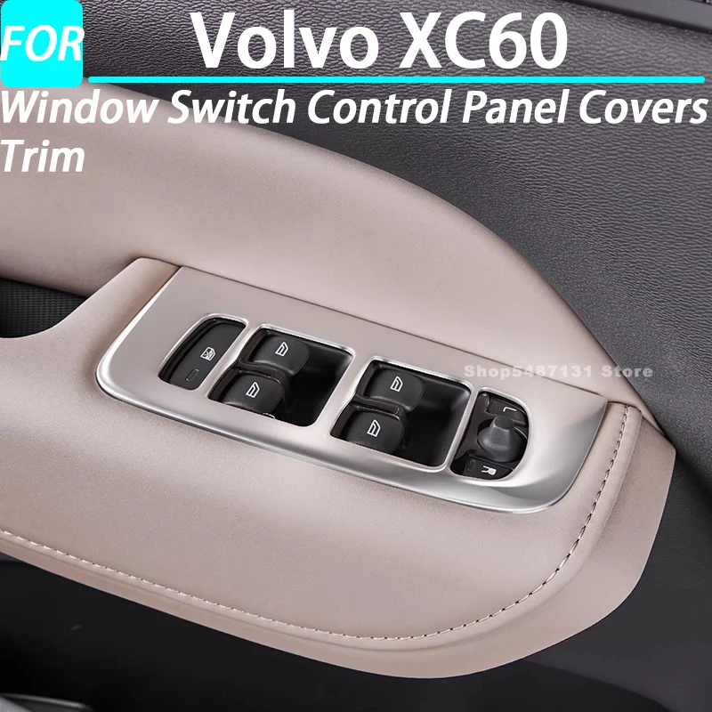 

Car Window Switch Control Panel Covers Trim for Volvo XC60 Interior Accessories 2026 for Left Hand Drive
