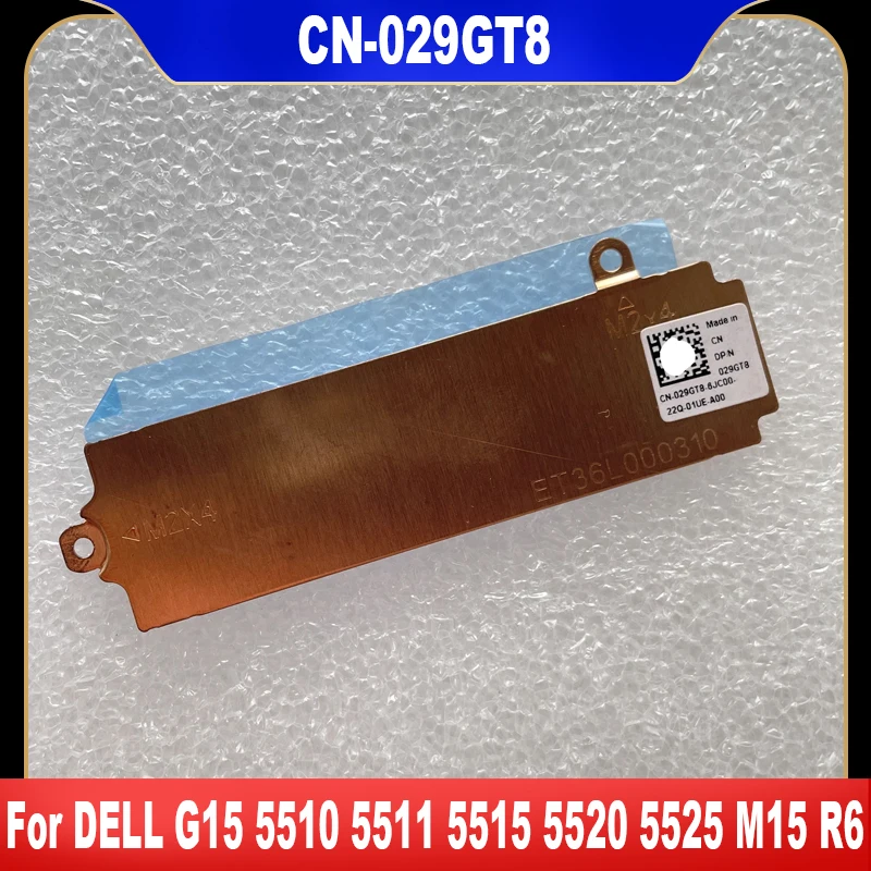029GT8 New Original For DELL G15 5510 5511 5515 5520 5525 M15 R6 SSD Heatsink Hard Drive Cover Bracket CN-029GT8 29GT8