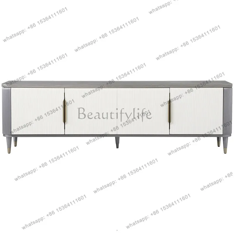 

American solid wood light luxury TV cabinet Nordic fashion decorative cabinet modern simplicity