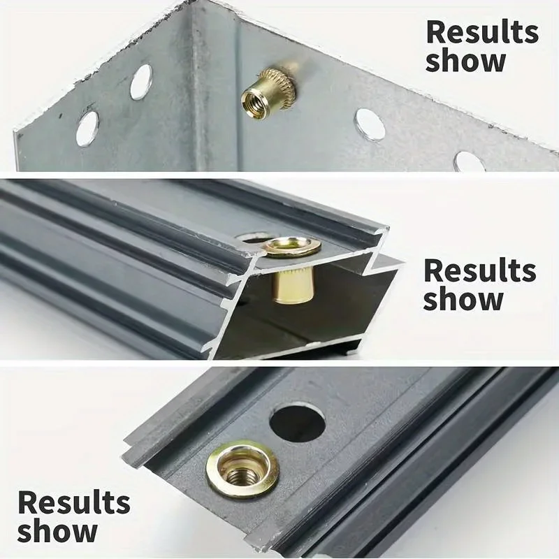 7 pz Rivetto Dado Strumenti Mano Rivetto Dado Testa Installazione Semplice Rivettatrice Manuale Per Rivnuts Strumenti Per Dadi M3 M4 M5 M6 M8 M10 M12