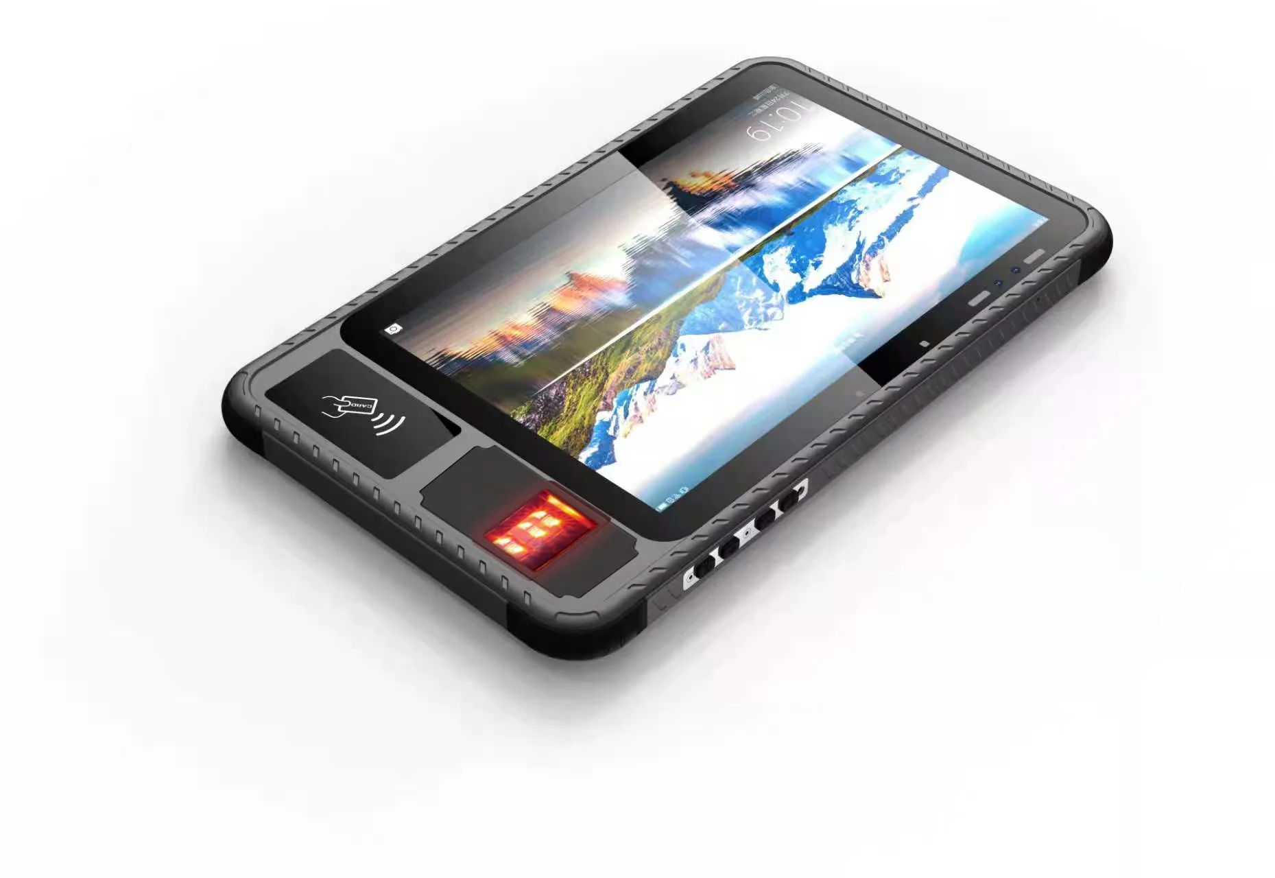 Tablet Industrial Robusto OEM Q102 à Prova d'Água com Tela Sensível ao Toque de 10.1 Polegadas, Leitura de RFID sob Luz Solar, Painel Android em Promoção