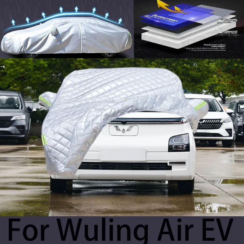 

For WULING AIR EV Hail prevention cover auto rain protection, scratch protection, paint peeling protection, car clothing