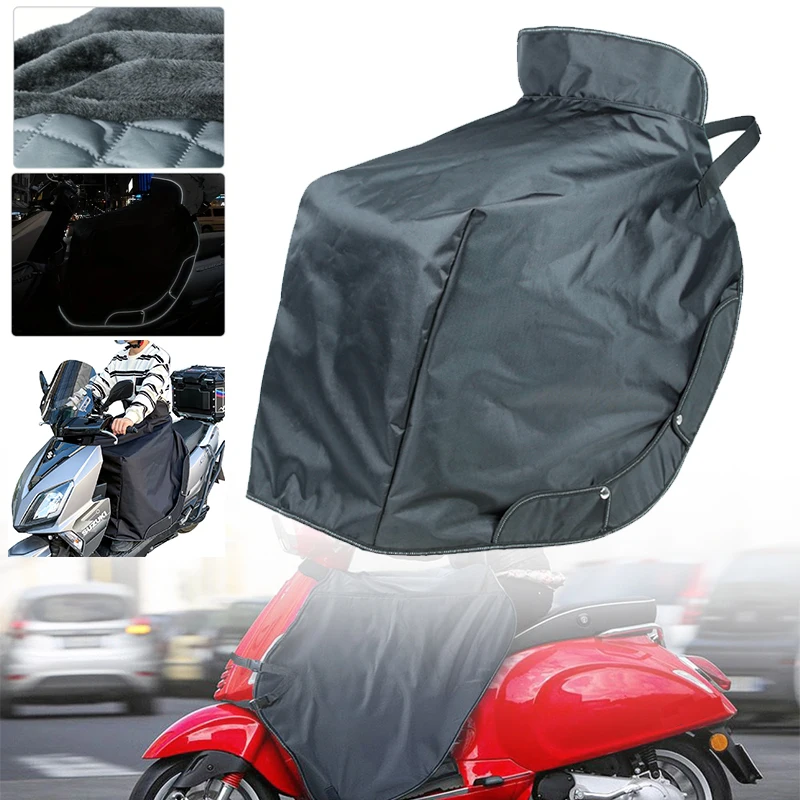 

Winter Motorcycle Seat Cover Windproof Warm Apron For Outdoor Electric Vehicles Waterproof Cold-Resistant Chest Leg Cover
