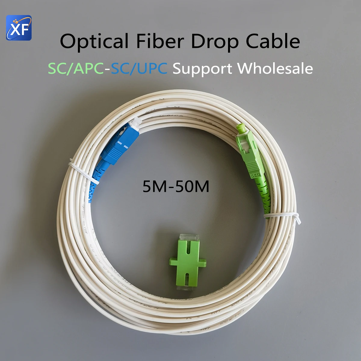 

Оптоволоконный патч-корд SC/APC-SC/UPC для использования в помещении FTTH10M-25M, одномодовый симплексный удлинитель с сердечником, поддержка оптовой продажи