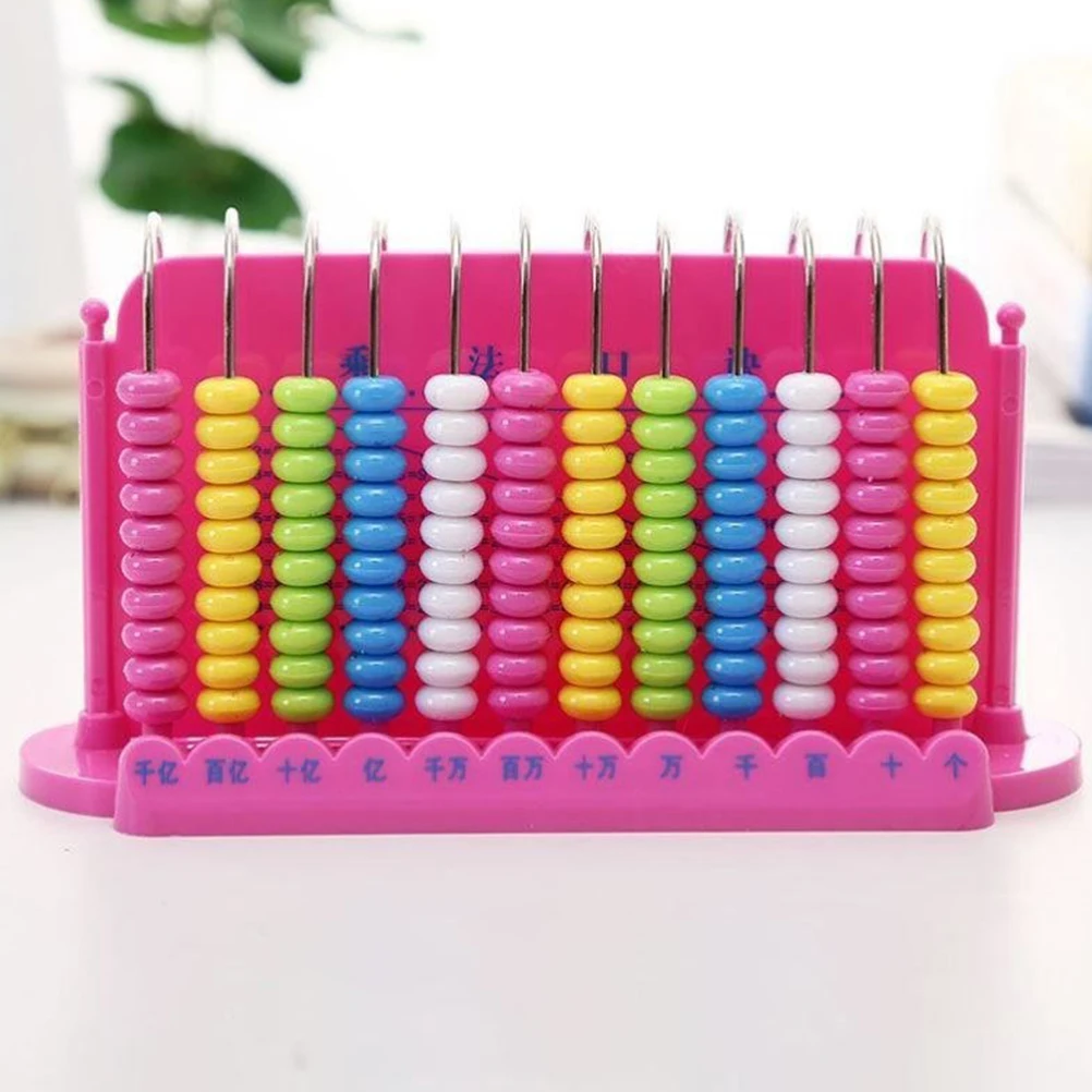 

Counter Abacus Collector Gift Math Tool Baby Toy Chinese Plastic Teaching