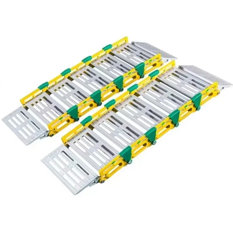 Roll-up ramp 500kg 1050mm, aluminum alloy wheelchair ramp OEM anti-skid test