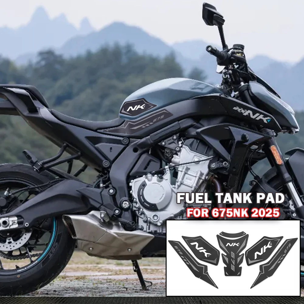 

FOR CFMOTO 675NK NK675 675 NK CF675 2025 Motorcycle Side Fuel Tank pad Protector Stickers Decal Gas Knee Grip Traction Tank Pads