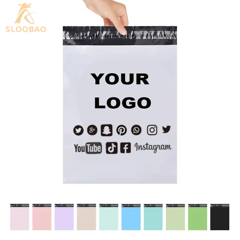 

express delivery Courier packing bag manufacturer new material black grey thickened large 2842 bag custom logo 100pcs