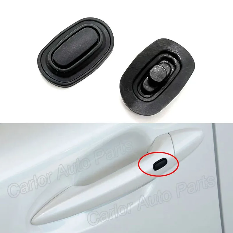 Car Exterior Door Handle Keyless Entry Button Switch Replacement Black 1pc/1Pair For Lexus IS250 IS300 2006-2012