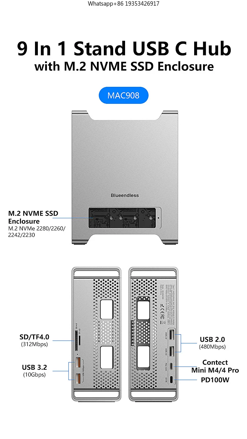 nouvelle-boite-de-disque-dur-d'extension-pour-chassis-m4pro-compatible-avec-le-repartiteur-hdmi-usb-32-support-sd-40-station-d'accueil-usb