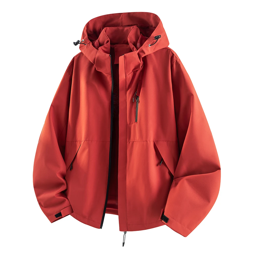 Men's Waterproof Hiking Jacket Large Size Windproof Windbreaker Camping Hunting Running Trekking Fishing Coat Men Outdoor