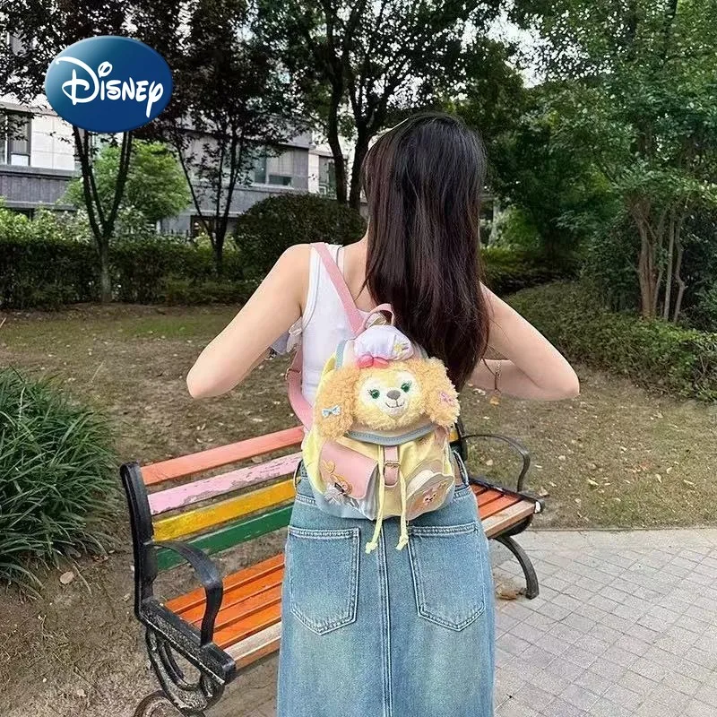 Disney Nieuwe Dames Pluche Pop Rugzak Modieuze Damesrugzak Grote Capaciteit Hoge Kwaliteit Cartoon Casual Student Rugzak