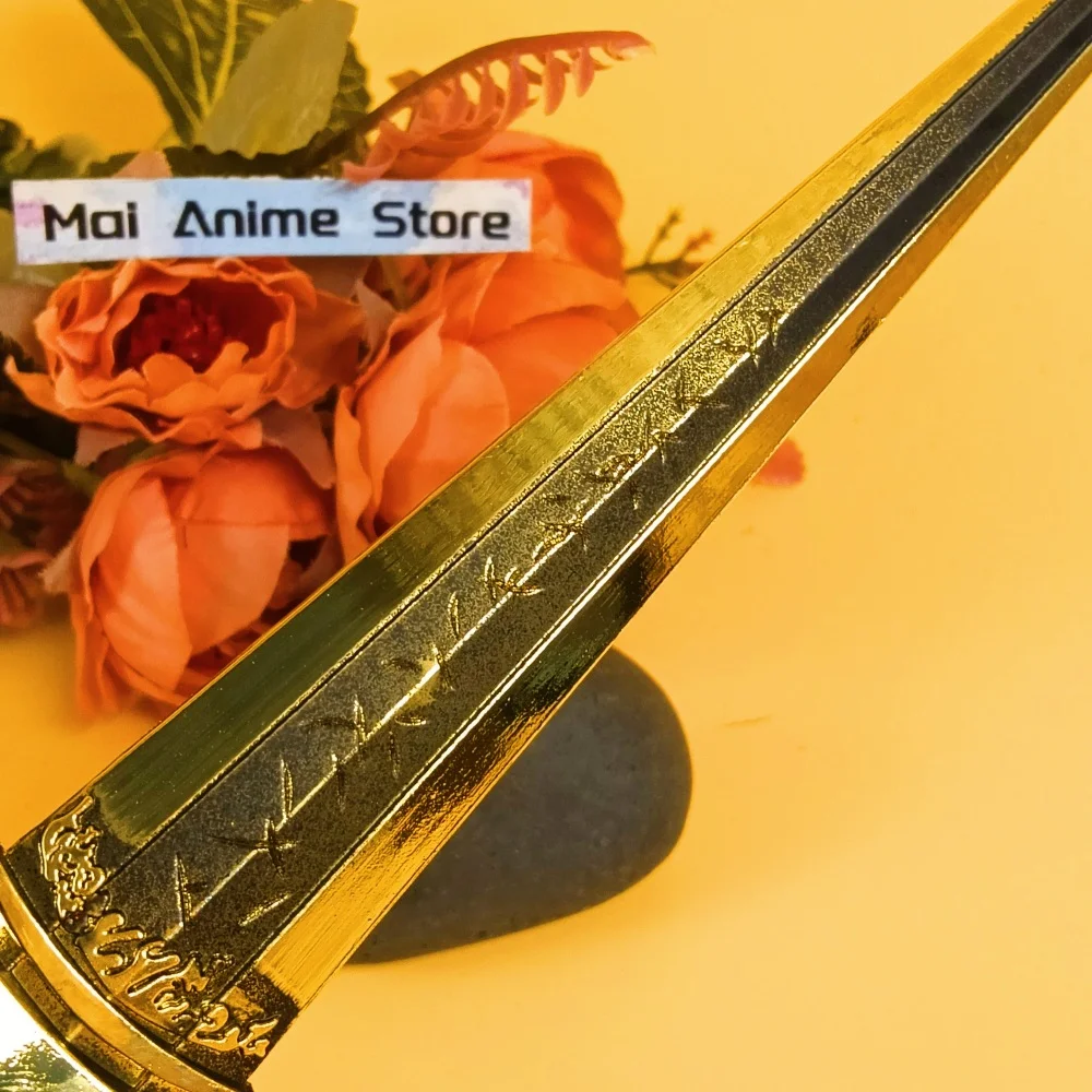 8.6 inch Metalen Elden Katana Ijzeren Zwaard Blade Staal Japanse Katana Originele Samurai Anime Real Size Ninja Mes Sabel Speelgoed gift