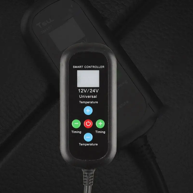 سيارة التدفئة وسادة مقعد الشتاء ساخنة غطاء مقعد السيارات مريحة وتنفس مقعد حصيرة سخان لسيارة صغيرة RV سيدان وسيارات الدفع الرباعي #5