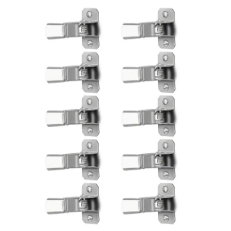 【Ship Within 10Pcs Spring Grip Mop And Broom Holder For Shovel Rake Broom Mop Holder With Screws Handle Hanging Tools